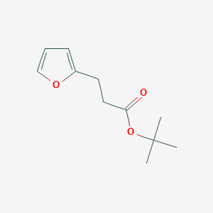 molecular formula C11H16O3 B6333154 3-(2-Furyl)-propanoic acid tert-butyl ester CAS No. 1339475-70-5