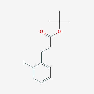 molecular formula C14H20O2 B6333162 3-(2-Methylphenyl)-propanoic acid tert-butyl ester CAS No. 780761-55-9