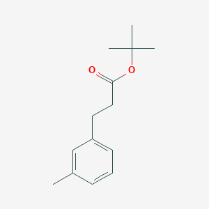molecular formula C14H20O2 B6333178 3-(3-Methylphenyl)-propanoic acid tert-butyl ester CAS No. 1462242-85-8