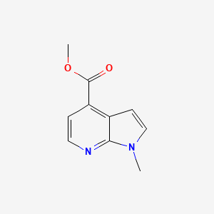 molecular formula C10H10N2O2 B6333185 Methyl 1-methylpyrrolo[2,3-b]pyridine-4-carboxylate CAS No. 1160437-59-1