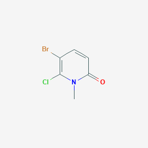 molecular formula C6H5BrClNO B6333190 5-溴-6-氯-1-甲基吡啶-2(1H)-酮 CAS No. 960299-33-6