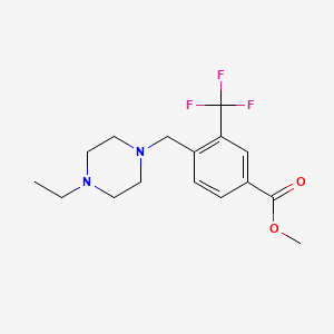 Methyl 4-((4-ethylpiperazin-1-yl)methyl)-3-(trifluoromethyl)benzoate