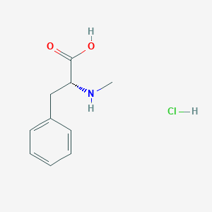 molecular formula C10H14ClNO2 B6333223 H-N-Me-D-Phe-OH HCl (Me-D-Phe-OH.HCl) CAS No. 1956434-77-7