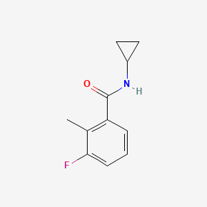 molecular formula C11H12FNO B6333461 N-Cyclopropyl-3-fluoro-2-methylbenzamide CAS No. 1934600-56-2