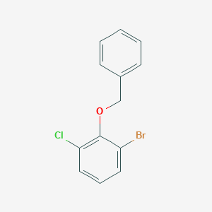 molecular formula C13H10BrClO B6333467 2-(Benzyloxy)-1-bromo-3-chlorobenzene CAS No. 2244107-77-3