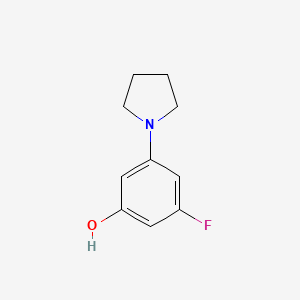 3-Fluoro-5-(pyrrolidin-1-yl)phenol