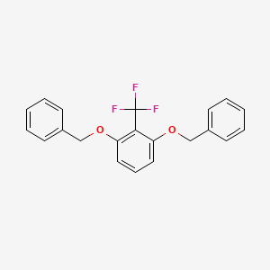 molecular formula C21H17F3O2 B6333504 1,3-Bis(benzyloxy)-2-(trifluoromethyl)benzene CAS No. 888968-42-1