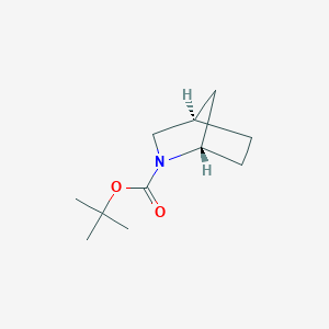 molecular formula C11H19NO2 B6333548 t-丁基(1S,4R)-2-氮杂双环[2.2.1]庚烷-2-羧酸盐 CAS No. 1932009-15-8