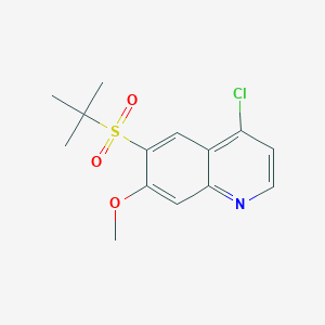 6-(t-Butylsulfonyl)-4-chloro-7-methoxyquinoline