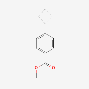 molecular formula C12H14O2 B6333580 Methyl 4-cyclobutylbenzoate CAS No. 1378655-16-3