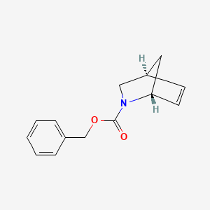 molecular formula C14H15NO2 B6333608 Benzyl (1R,4S)-2-azabicyclo[2.2.1]hept-5-ene-2-carboxylate CAS No. 1400808-07-2