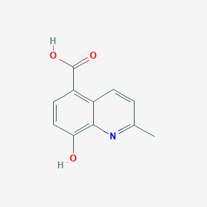 molecular formula C11H9NO3 B6333626 8-Hydroxy-2-methylquinoline-5-carboxylic acid CAS No. 103853-87-8