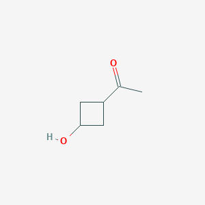molecular formula C6H10O2 B6333632 1-(3-羟基环丁基)乙烷-1-酮 CAS No. 30494-01-0