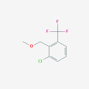 molecular formula C9H8ClF3O B6333634 1-Chloro-2-(methoxymethyl)-3-(trifluoromethyl)benzene CAS No. 2379321-58-9