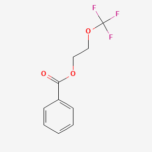 molecular formula C10H9F3O3 B6333662 Benzoic acid 2-(trifluoromethoxy)-ethyl ester, 97% CAS No. 1408279-46-8