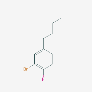 molecular formula C10H12BrF B6333711 2-Bromo-4-butyl-1-fluorobenzene CAS No. 1632406-80-4