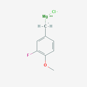 3-Fluoro-4-methoxybenzylmagnesium chloride, 0.25M in tetrahydrofuran