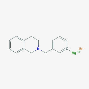 molecular formula C16H16BrMgN B6333942 3-(1,2,3,4-四氢喹啉-2-基甲基)苯基溴化镁，0.25M 四氢呋喃 CAS No. 1187165-58-7