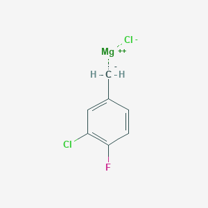 3-Chloro-4-fluorobenzylmagnesium chloride