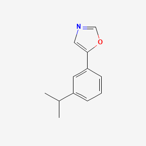 5-[3-(Propan-2-yl)phenyl]-1,3-oxazole