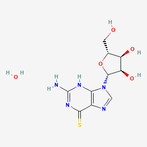 molecular formula C10H15N5O5S B6334018 6-Thioguanosine hydrate CAS No. 345909-25-3