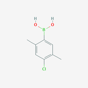molecular formula C8H10BClO2 B6334038 (4-Chloro-2,5-dimethylphenyl)boronic acid, 95% CAS No. 1350512-30-9