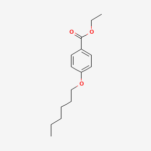 molecular formula C15H22O3 B6334052 4-Hexyloxybenzoic acid ethyl ester, 97% CAS No. 154845-72-4