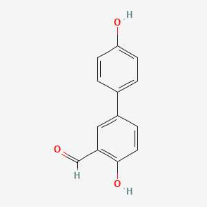 molecular formula C13H10O3 B6334090 2-Formyl-4-(4-hydroxyphenyl)phenol, 95% CAS No. 198900-51-5
