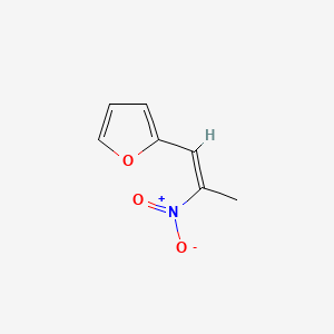 molecular formula C7H7NO3 B6334112 2-[(1Z)-2-Nitroprop-1-en-1-yl]furan CAS No. 181211-42-7