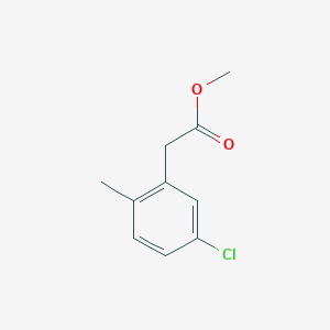 molecular formula C10H11ClO2 B6334148 Methyl 2-(5-chloro-2-methyl-phenyl)acetate CAS No. 1076191-96-2