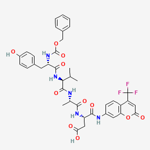 molecular formula C39H40F3N5O11 B6334160 Z-Tyr-Val-Ala-Asp-AFC CAS No. 201608-13-1
