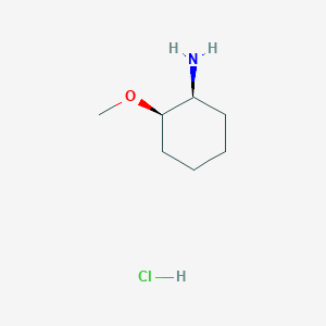 molecular formula C7H16ClNO B6334162 (1S,2R)-2-Methoxycyclohexanamine hydrochloride CAS No. 200352-21-2