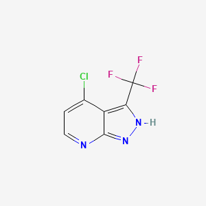 4-Chloro-3-(trifluoromethyl)-1H-pyrazolo[3,4-b]pyridine