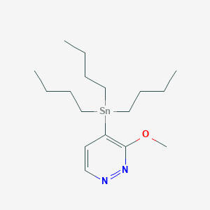 molecular formula C17H32N2OSn B6334226 3-Methoxy-4-(tributylstannyl)pyridazine CAS No. 1093951-68-8