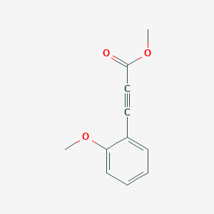molecular formula C11H10O3 B6334228 (2-Methoxy-phenyl)-propynoic acid methyl ester, 97% CAS No. 7517-83-1