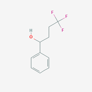 molecular formula C10H11F3O B6334274 4,4,4-Trifluoro-1-phenylbutan-1-ol CAS No. 1197006-15-7