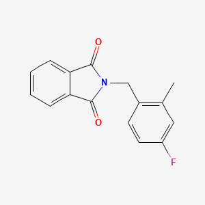 molecular formula C16H12FNO2 B6334282 N-(4-Fluoro-2-methylbenzyl)phthalimide CAS No. 874014-37-6