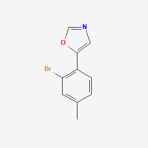 5-(2-bromo-4-methylphenyl)oxazole