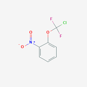 molecular formula C7H4ClF2NO3 B6334382 2-(Chlorodifluoromethoxy)nitrobenzene, 96% CAS No. 1047648-43-0