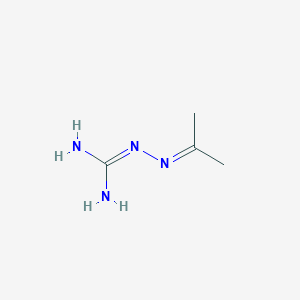 molecular formula C4H10N4 B6334395 2-(1-Methylethylidene)hydrazinecarboximidamide nitrate CAS No. 4362-88-3