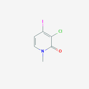 molecular formula C6H5ClINO B6334410 3-Chloro-4-iodo-1-methylpyridin-2(1H)-one CAS No. 889865-59-2