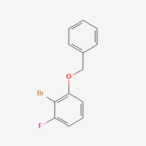 molecular formula C13H10BrFO B6334424 1-(Benzyloxy)-2-bromo-3-fluorobenzene CAS No. 1206776-16-0