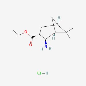 (1R,2R,3R,5R)-Ethyl-2-amino-6,6-dimethylbicyclo[3.1.1]heptan-3-carboxylate hydrochloride