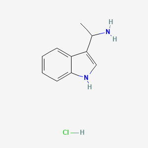 molecular formula C10H13ClN2 B6334503 1-(1H-吲哚-3-基)乙胺盐酸盐 CAS No. 1158290-92-6