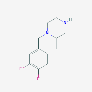 molecular formula C12H16F2N2 B6334507 1-[(3,4-Difluorophenyl)methyl]-2-methylpiperazine CAS No. 1240581-16-1