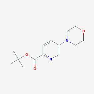 5-Morpholin-4-yl-pyridine-2-carboxylic acid tert-butyl ester