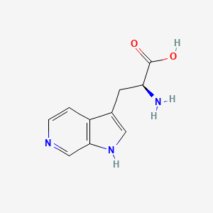 molecular formula C10H11N3O2 B6334527 (2S)-2-Amino-3-{1H-pyrrolo[2,3-c]pyridin-3-yl}propanoic acid CAS No. 149704-63-2