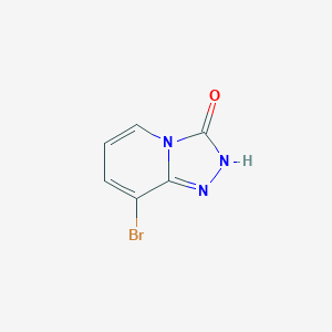 molecular formula C6H4BrN3O B6334542 8-溴-[1,2,4]三唑并[4,3-a]吡啶-3(2H)-酮 CAS No. 1207970-25-9