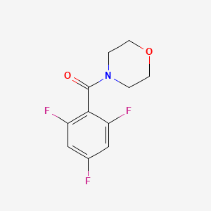 molecular formula C11H10F3NO2 B6334595 Morpholino(2,4,6-trifluorophenyl)methanone CAS No. 1494144-82-9