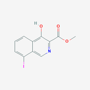 molecular formula C11H8INO3 B6334630 Methyl 4-Hydroxy-8-iodoisoquinoline-3-carboxylate CAS No. 945740-66-9